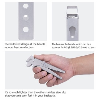 Giá Đỡ Kẹp Bát Đĩa Chống Bỏng Bằng Titan Không Trơn Đa Năng Ti1015T