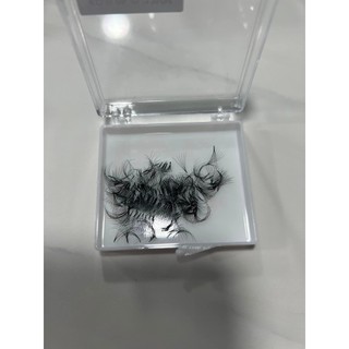 Mi fan 6D LASHES SUPPLY độ cong C -CC - D, độ dày 0.05 (1 hộp 500 fan) mi volume 6d, (keo nối mi, uốn mi, dụng cụ nối mi