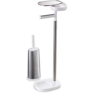 Kệ treo giấy vệ sinh kèm cọ toilet Joseph Joseph Toilet Butler Plus Steel 70519  GermanySnT HCM 350021