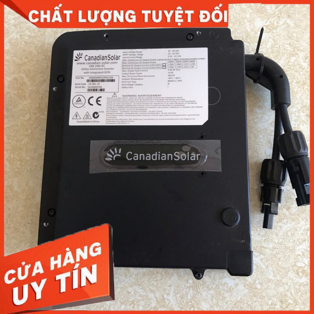 Biến tần hoà lưới Micro Inverter Canadian CM-240-EC- Công suất 240W ...