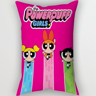 Vỏ gối trang trí Polyester Powerpuff Girls Blossom & Bubbles & Buttercup in một mặt, hình chữ nhật, dùng cho sofa, không kèm lõi