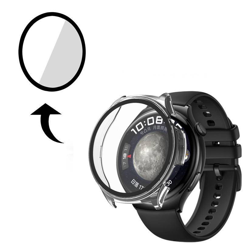 Vỏ cứng bảo vệ màn hình bằng kính cho Huawei Watch 4 Phụ kiện vỏ bảo vệ
