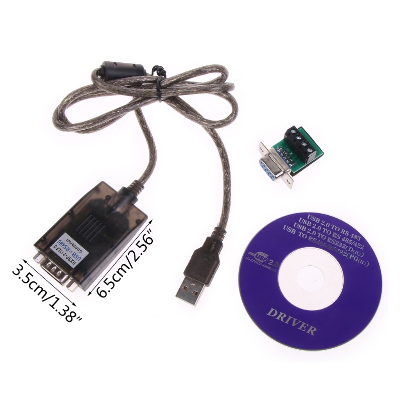 [3C] Bộ chuyển đổi USB sang RS485 Cáp USB RS-485 Đầu nối DB9 nối tiếp Full Half Duplex PL2303