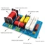 Sẽ PA-2A 450W Loa Siêu Trầm Bass Nguyên Chất Crossover Tần Số Nhà Phân Phối Chia Loa 2 Chiều Crossover Lọc