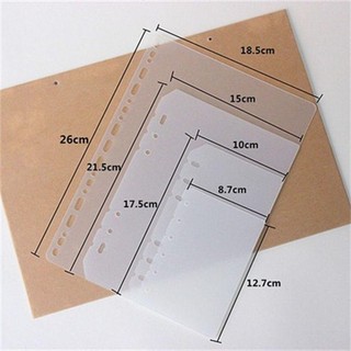 WEETW Rời Lá Chia Bên Trong Bảng Giấy Trang 2 Chiếc Matte Đa Năng Notebook Phụ Kiện Planner Separator