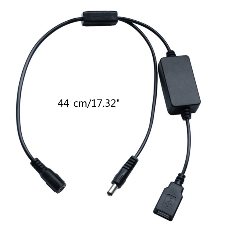 Bộ chuyển đổi nguồn đa năng GODD 5 5x2 1mm đến 5 5x2 1mm Cáp USB Nguồn điện Phích cắm
