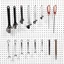 YUUKII 10 Chiếc Pegboard Móc Bảng Đục Lỗ Lưới Giá Để Đồ