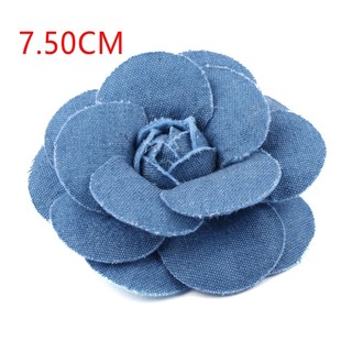 Zuoo add a touch of bohemian charm Với 5 Bông Hoa Vải denim Làm Phụ Kiện Quần Áo Và Dự Án diy