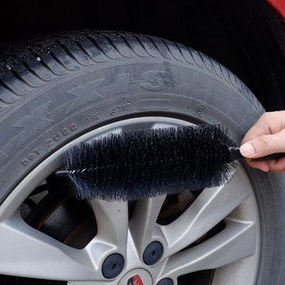 Bàn Chải Nylon Đầu Nhọn Màu Đen Thông Dụng Vệ Sinh Lốp Xe Hơi / Xe Máy