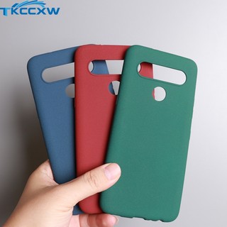 Dành Cho LG G9 Velvet K61 K71 K42 K52 K62 K51S K41S Stylos 6 7 Q6 Q7 G6 Ốp Lưng Chống Vân Tay Mờ Cát Silicon Mềm