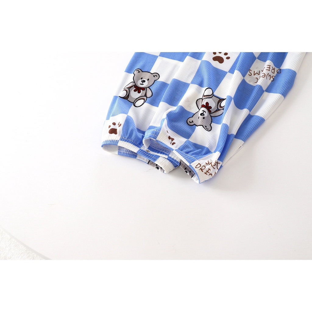 Phong Cách Mới Chống Muỗi Quần Trẻ Em Mùa Hè Mỏng Phong Cách Ice Silk Bloomers Bé Trai Bé Gái Rời Hậu Cung Quần Nhẹ XEIN