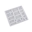 GODD Hình Học Bông Tai Khuôn Silicon Nhựa Dính Khuôn DIY Nhựa Mặt Dây Chuyền Trang Sức Móc Khóa Dụng Cụ Làm Chống Dính