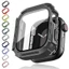 Kính + Vỏ cho Apple Watch Serie 8 7 6 5 4 SE Bảo vệ màn hình Cản cạnh thẳng iWatch cho Apple Watch Case 49MM 45mm 44mm 41mm 40mm