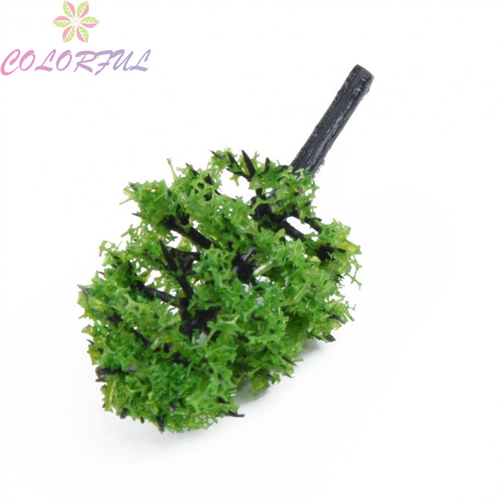 【COLORFUL】Architecture Model Trees Artificial Model Scenery Train Tree Trees Brand New