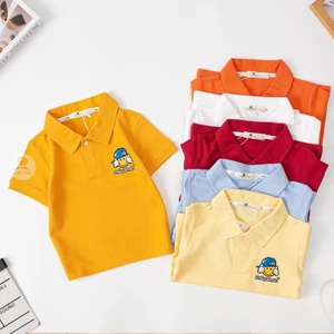 Áo polo trẻ em cổ bẻ LITIBABY ngắn tay thêu chữ Smile cho bạn 25kg - 48kg