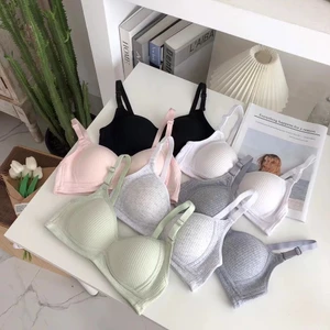 Áo ngực cotton không gọng, phù hợp cho học sinh, nữ sinh tuổi dậy thì, hỗ trợ phát triển ngực