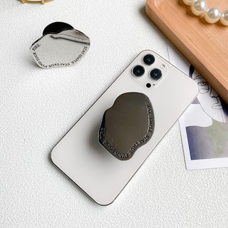 Giá Đỡ Điện Thoại Chất Liệu Kim Loại Mạ Điện Màu Bạc