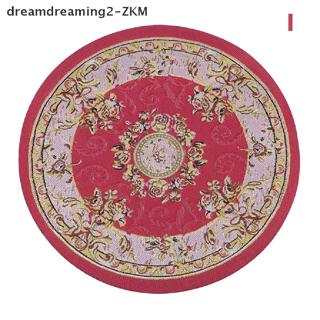 [dreamdreaming] 1Pc 1: 12 Nhà búp bê Thảm trải sàn thu nhỏ Thảm trải sàn Mô hình Phòng ngủ Trang trí phòng khách Phụ kiện nhà búp bê [zkm]