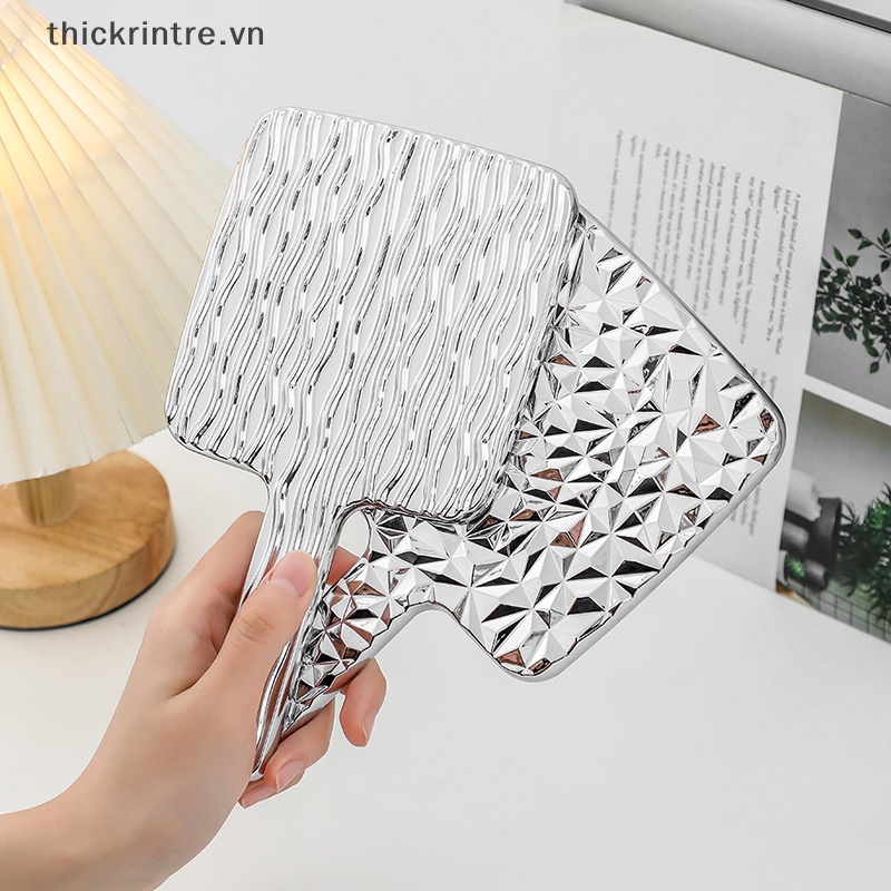 1 Gương Trang Điểm Cầm Tay Hình Vuông Cỡ Lớn Dành Cho Nữ