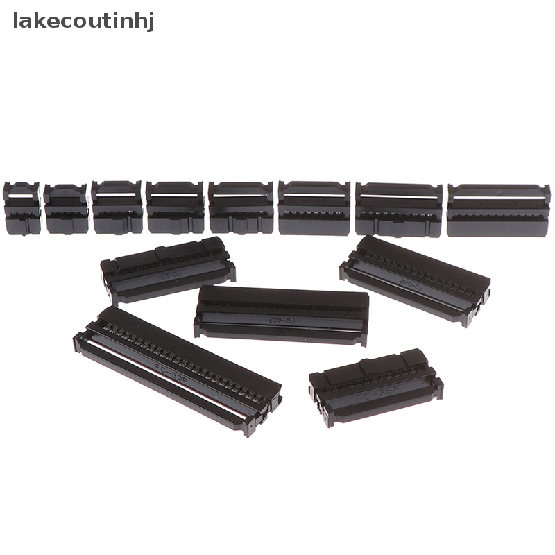Set 10 Đầu Nối Dây Cáp 6 / 8 / 10 / 12 / 14-50Pin IDC 2.54mm
