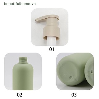 1 Chai Đựng Dầu Gội / Sữa Tắm Dạng Nhấn Tay Màu Xanh Lá Tiện Dụng