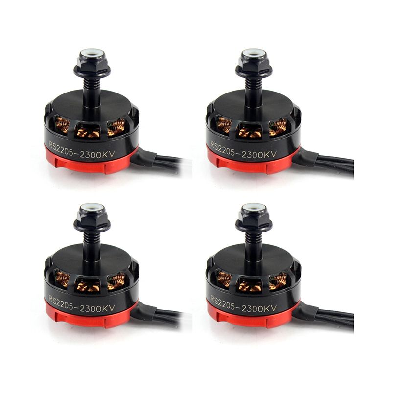 Lot De 4 Moteurs Sans Balais RS2205 2300KV Pour Drone FPV QAV250 / X210 – Puissance Et Réactivité