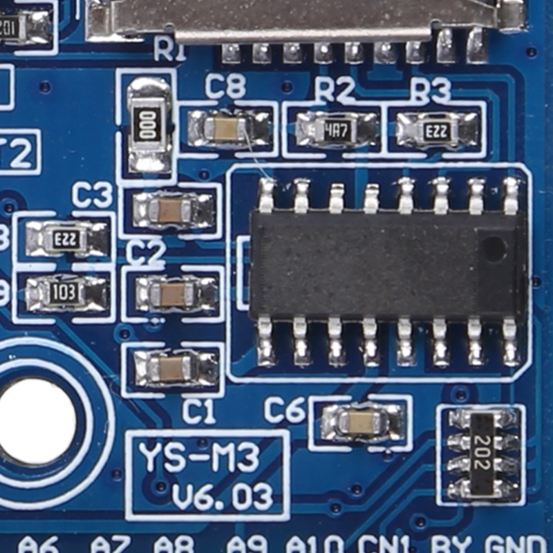 Kikin cho DC 5V MP3 Trình phát giọng nói Mô-đun SD TF Trình phát sóng giọng nói Kích hoạt + 2 cổng