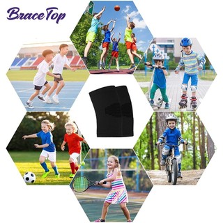1 Cặp Đệm Bảo Vệ Đầu Gối Bằng cotton Cho Bé 4-16 Tuổi