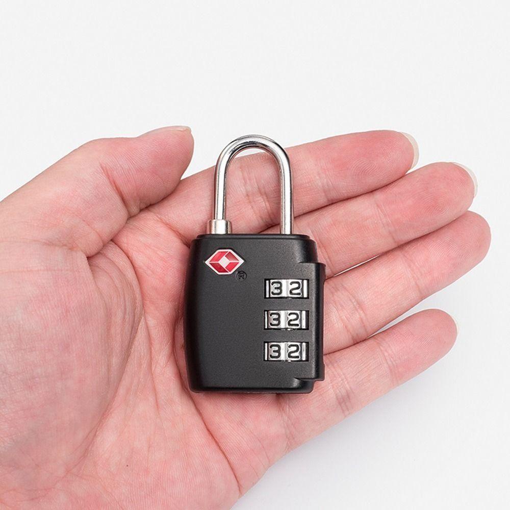 Khóa mật khẩu hải quan YMIFI, Công cụ bảo mật Khóa kết hợp 3 chữ số TSA, Tủ khóa móc di động Khóa chống trộm Vali Hành lý Khóa mã hóa Du lịch