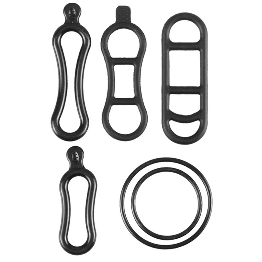 Dây Silicone Cố Định Đèn Pha Đa Năng Cho Xe Đạp