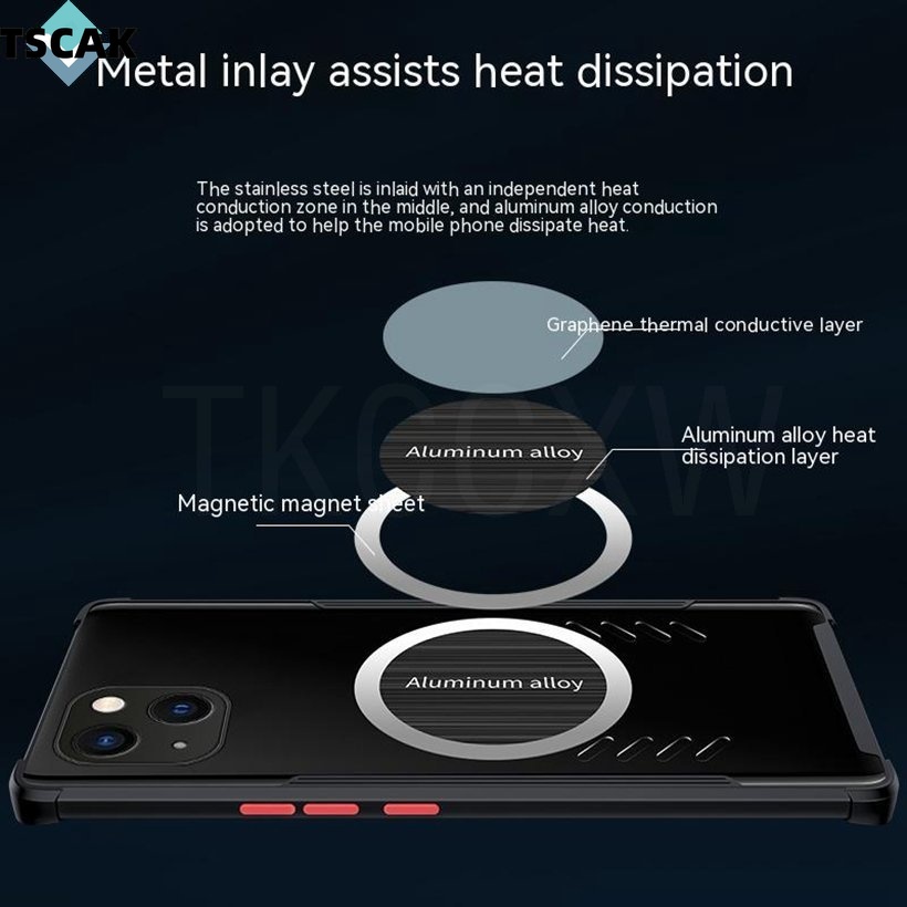 Ốp Điện Thoại silicone Trong Suốt Tản Nhiệt Chống Rơi Thời Trang Cao Cấp Cho Redmi Note 12 Turbo K60 Pro K60E