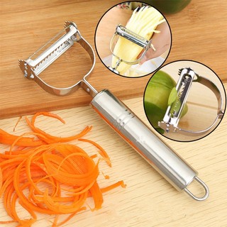 Nạo Inox Đa Năng 3 In 1 Nạo Gọt Rau Củ Quả Bào Sợi Siêu Sắc Hàng Nội Địa Trung SUNNY DAY