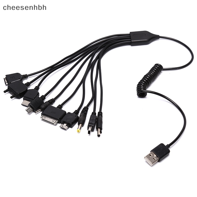 Cheesenhbh universal 10 in 1 multi-function cell phone game bộ sạc cáp sạc usb vn