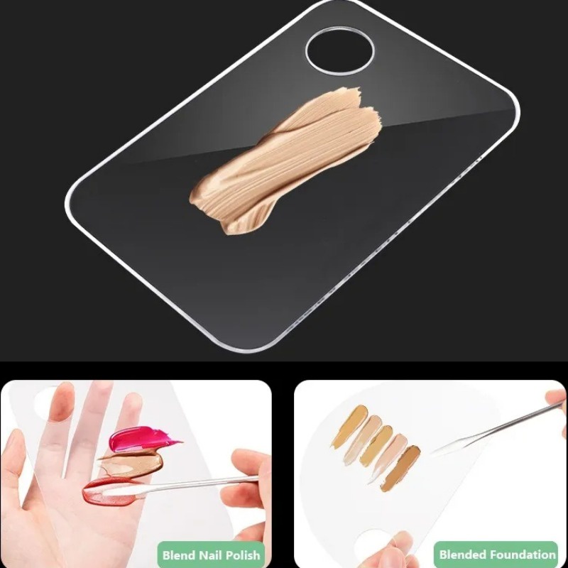 Dụng cụ vẽ móng trang điểm / hình con bướm màu nước tấm bột màu / bảng trang điểm nền chuyên nghiệp / son môi bóng mắt acrylic khay hỗn hợp / phụ kiện làm móng