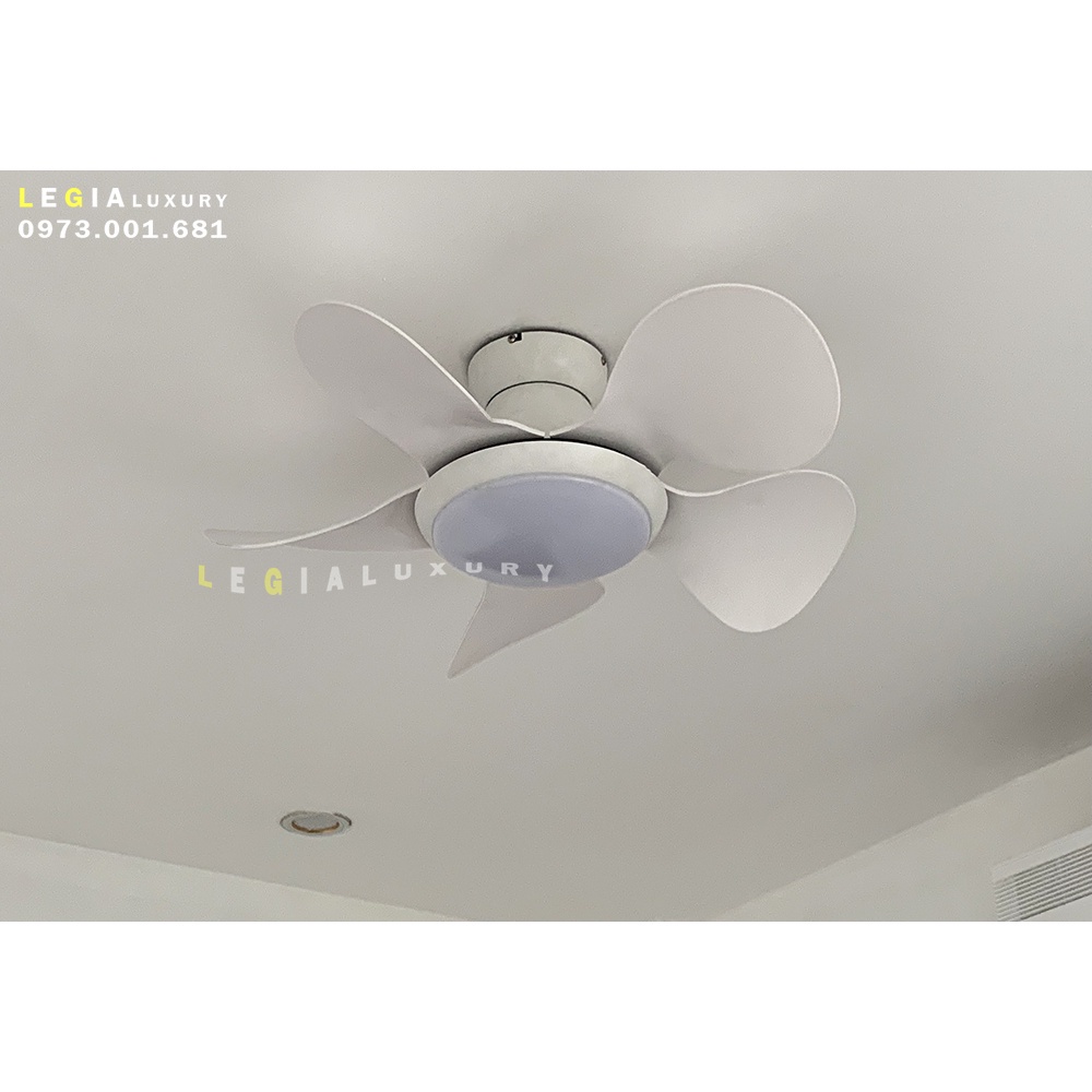 Ảnh Quạt Trần Mini Gió Mạnh LÊ GIA LGFAN731T - Chiều Cao 25cm - Sải Cánh 74cm - Bảo Hành 5 Năm 3