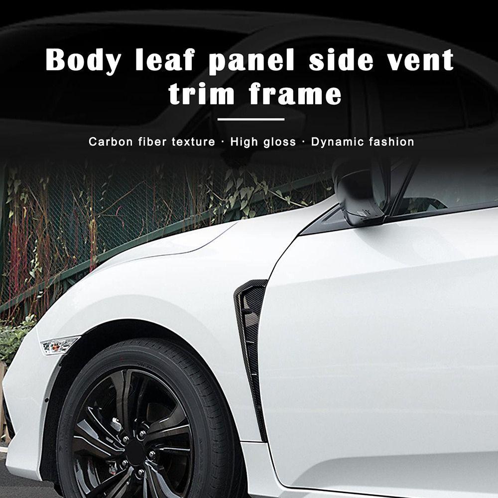 FENDER SUNKISSD 2 CÁI ABS Phụ kiện ngoại thất tự động Lỗ nạp trang trí Nhãn dán chắn bùn tương thích
