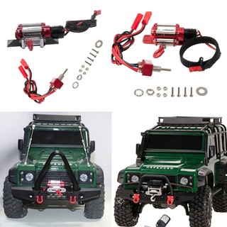 Hệ Thống Tời Tự Động Bằng Kim Loại Cho Xe Hơi Điều Khiển RC 1: 10