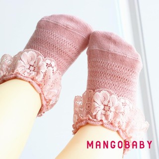 Tất ren MGG-Baby Girls, Vòng chân xù mềm màu trơn cho trẻ sơ sinh, Trẻ nhỏ, 6 tháng đến 5 tuổi, Trắng / Tím / Hồng / Vàng