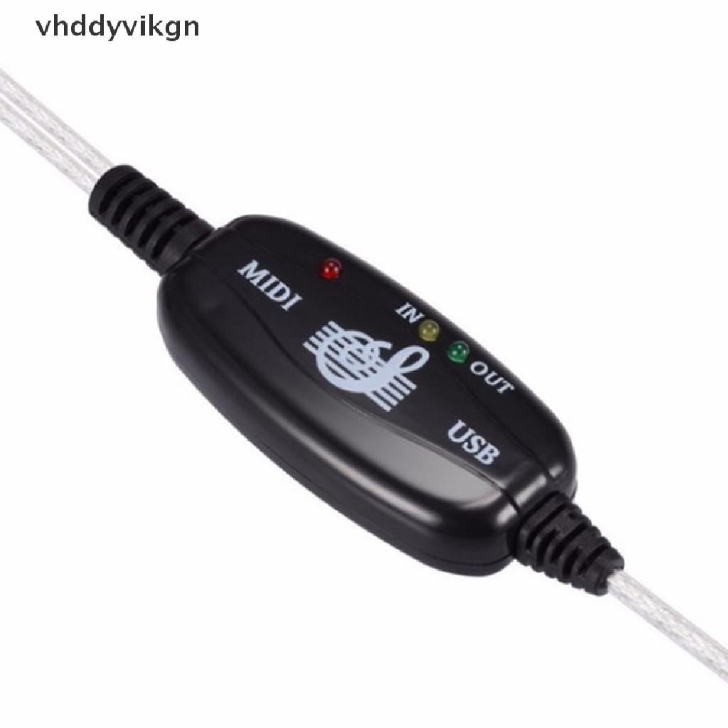 Dây Cáp Chuyển Đổi USB IN-OUT MIDI Cho PC Sang Bàn Phím Âm Nhạc