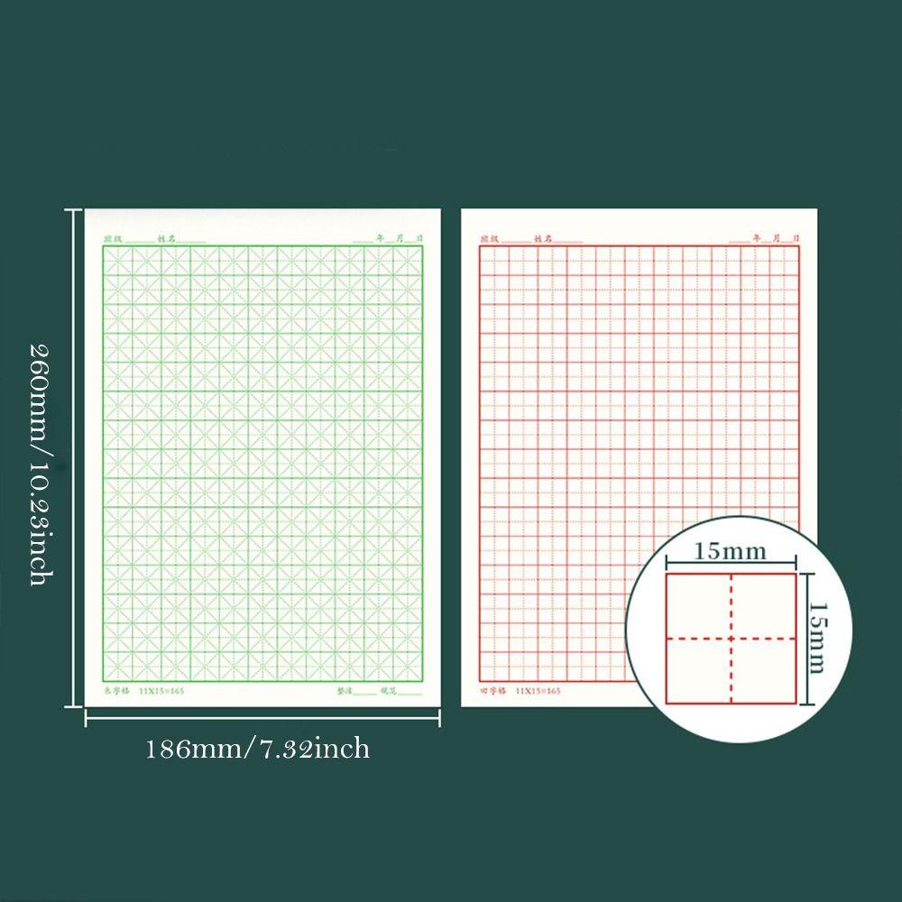 DELMER Thư Pháp Copybook Thực Hành Lưới Lưới Đào Tạo Hàng Ngày Học Sinh Mầm Non Người Lớn Copybook