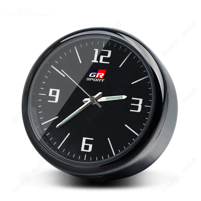 Đồng Hồ Thạch Anh Mini Dạ Quang Gắn Lỗ Thông Gió Xe Hơi