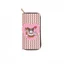 HT3 Sanrio Kuromi Hoạt Hình Dễ Thương Dây Kéo Dài Ví Da PU In Hình Học Sinh Đa Thẻ Đa Chức Năng Túi Đựng Thẻ TH3