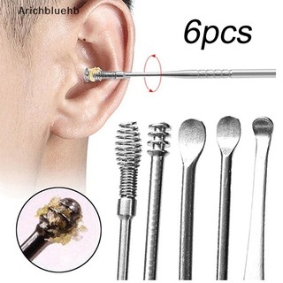 Bộ 6 Dụng Cụ Lấy Ráy Tai Bằng Thép Không Gỉ