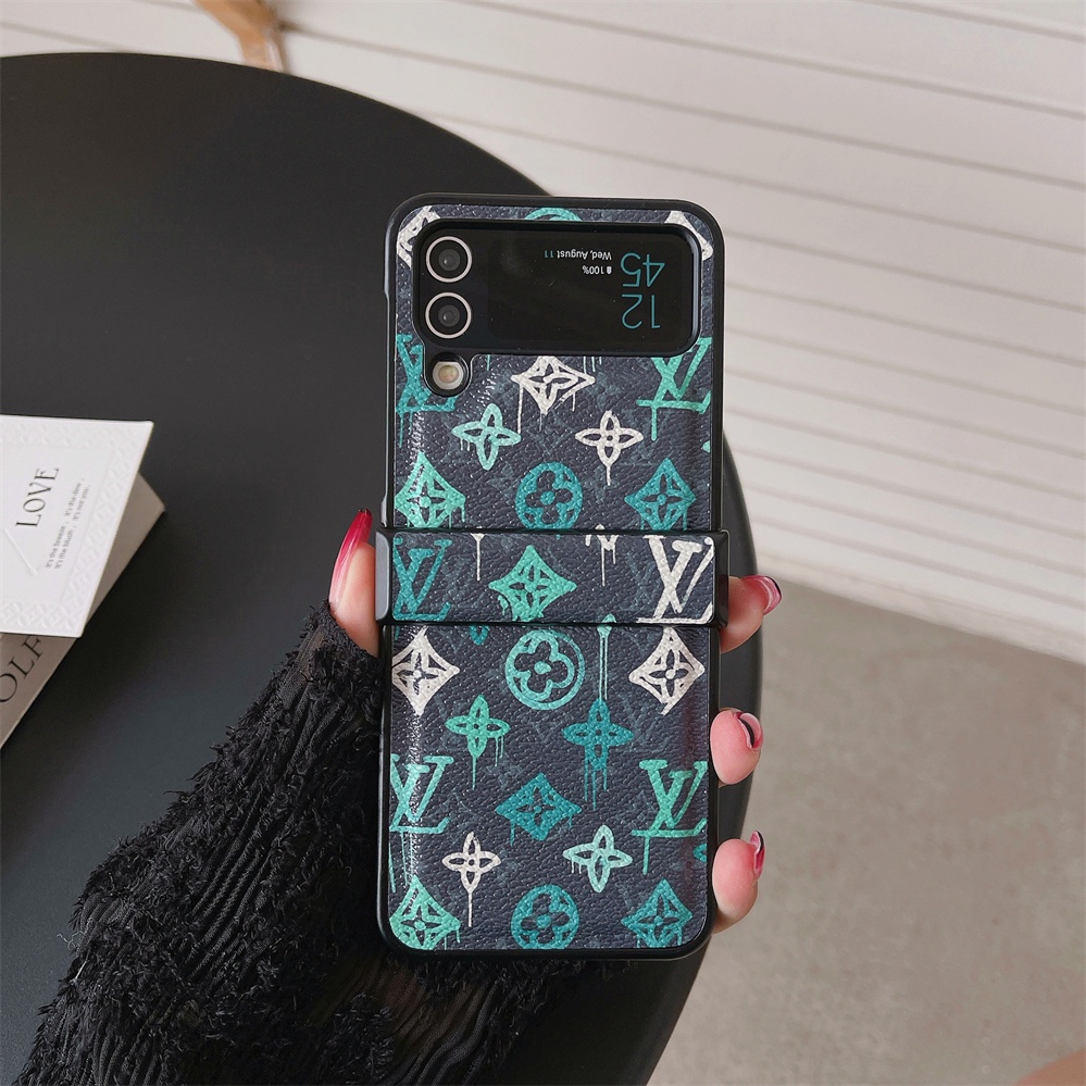 Ốp Điện Thoại Họa Tiết Graffiti Sang Trọng Cho Samsung Galaxy Z Flip 7 7FE 6 5 4 3 Phong Cách Xu Hướng Vỏ Chống Sốc Cho Z Flip7 Thiết Kế Độc Đáo Bao Gồm Tất Cả Ốp Lưng ShookProof