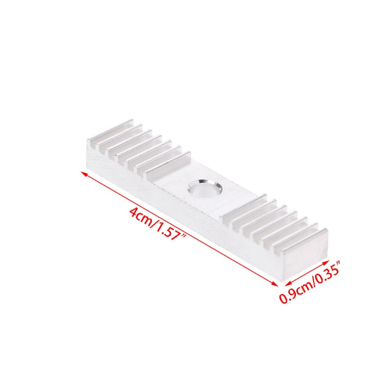 Trại Reprap DIY GT2 Thời Gian Đai Cố Định Hợp Kim Nhôm Răng Sân 2 Mm Kẹp Cố Định Kẹp 9x40mm CNC Cho 3 D Máy In Phần