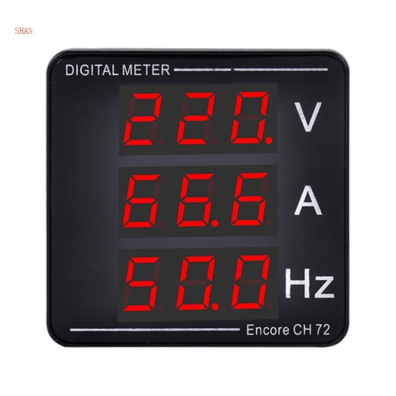 Đồng hồ đo tần số vôn kế kỹ thuật số có đèn LED chất lượng