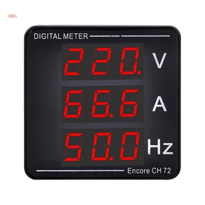 Đồng hồ đo tần số vôn kế kỹ thuật số có đèn LED chất lượng