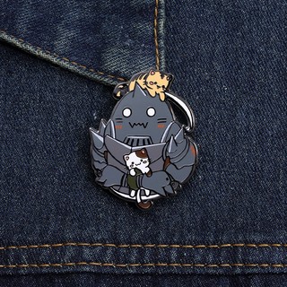 Huy Hiệu Kim Loại Tráng Men Nhân Vật Hoạt Hình Fullmetal Alchemist Làm Quà Tặng Cho Bạn Bè