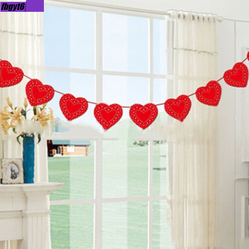 Dây Treo Trang Trí Hình Trái Tim Đỏ | Shopee Việt Nam