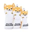 DARON Câu Lạc Bộ Golf Mũ Trùm Đầu Golf Bảo Vệ Có Thẻ Số Golf Putter Cover Đáng Yêu AKITA Chó Da PU Bảo Vệ Chó Hoạt Hình Động Vật Golf Đầu Gỗ Bao Da